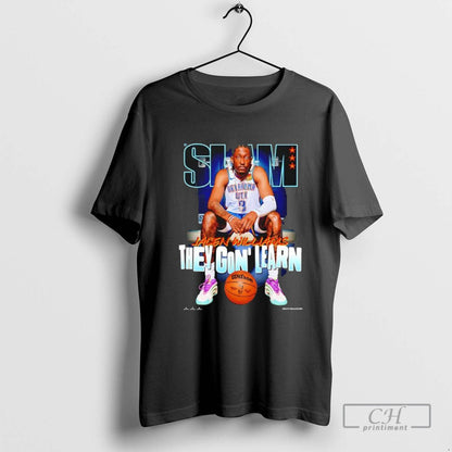 Slam Jalen Williams Oklahoma City Thunder They Gon Learn Tee Classic