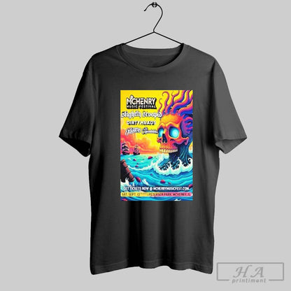 Slightly Stoopid Petersen Park Mchenry Sept 13 2025 Skull T Shirts