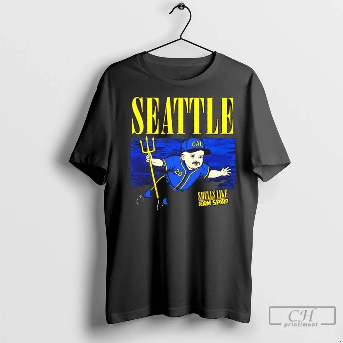 Smells Like Team Spirit Cal Raleigh Seattle Mariners Baseball T