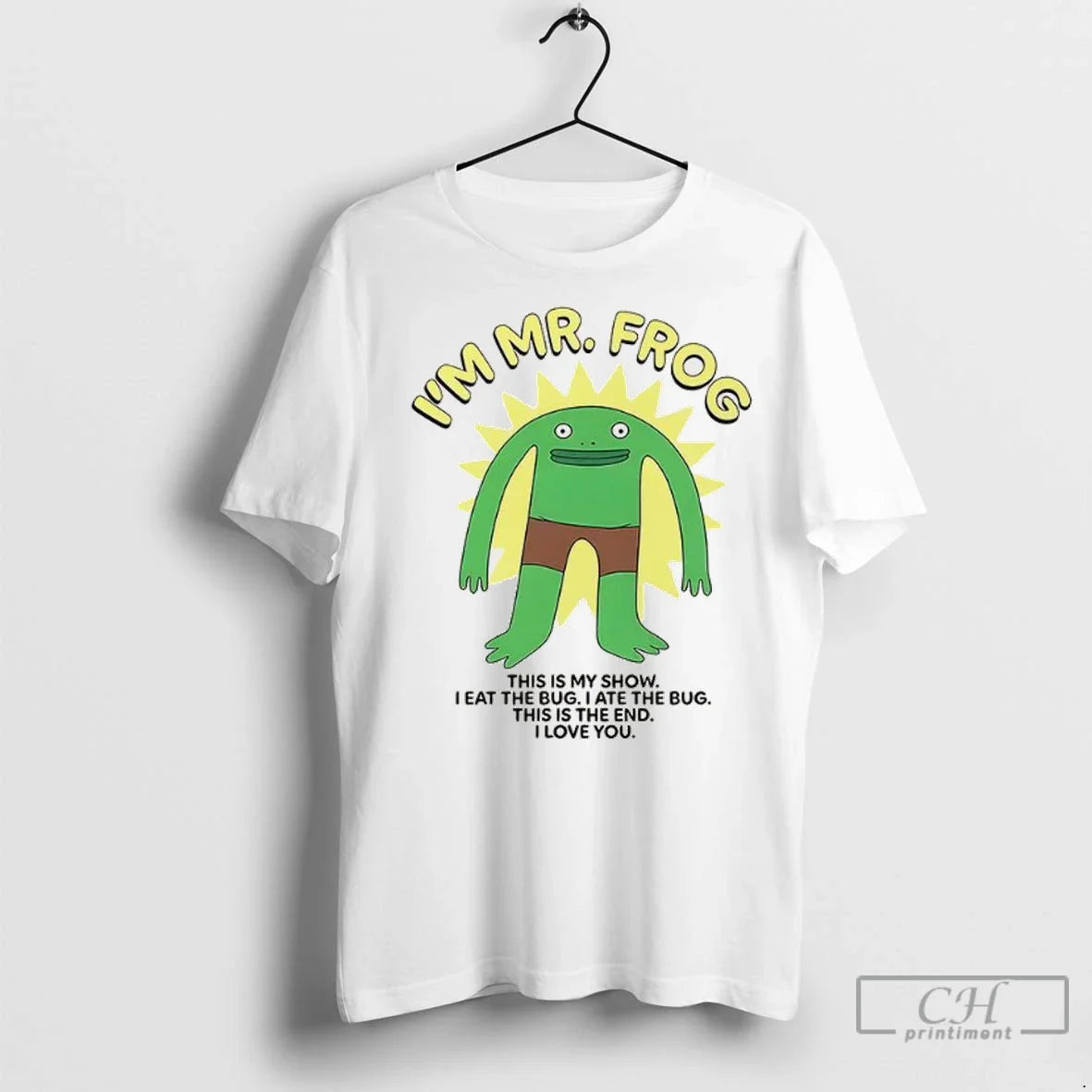 Smiling Friends Im Mr Frog This Is My Show T Shirts Hoodie Authentic