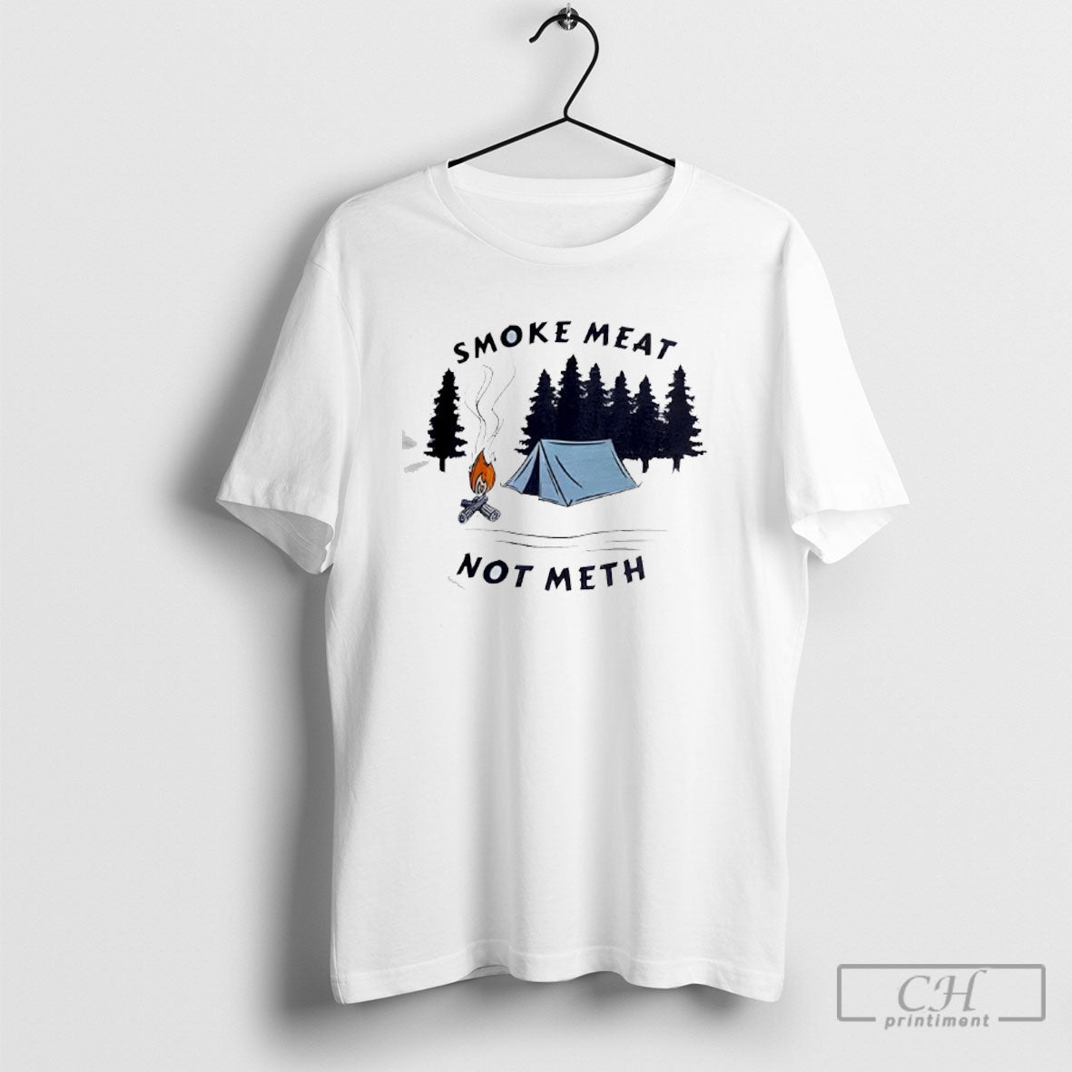 Smoke Meat Not Meth Fire Shirt Stylish Look