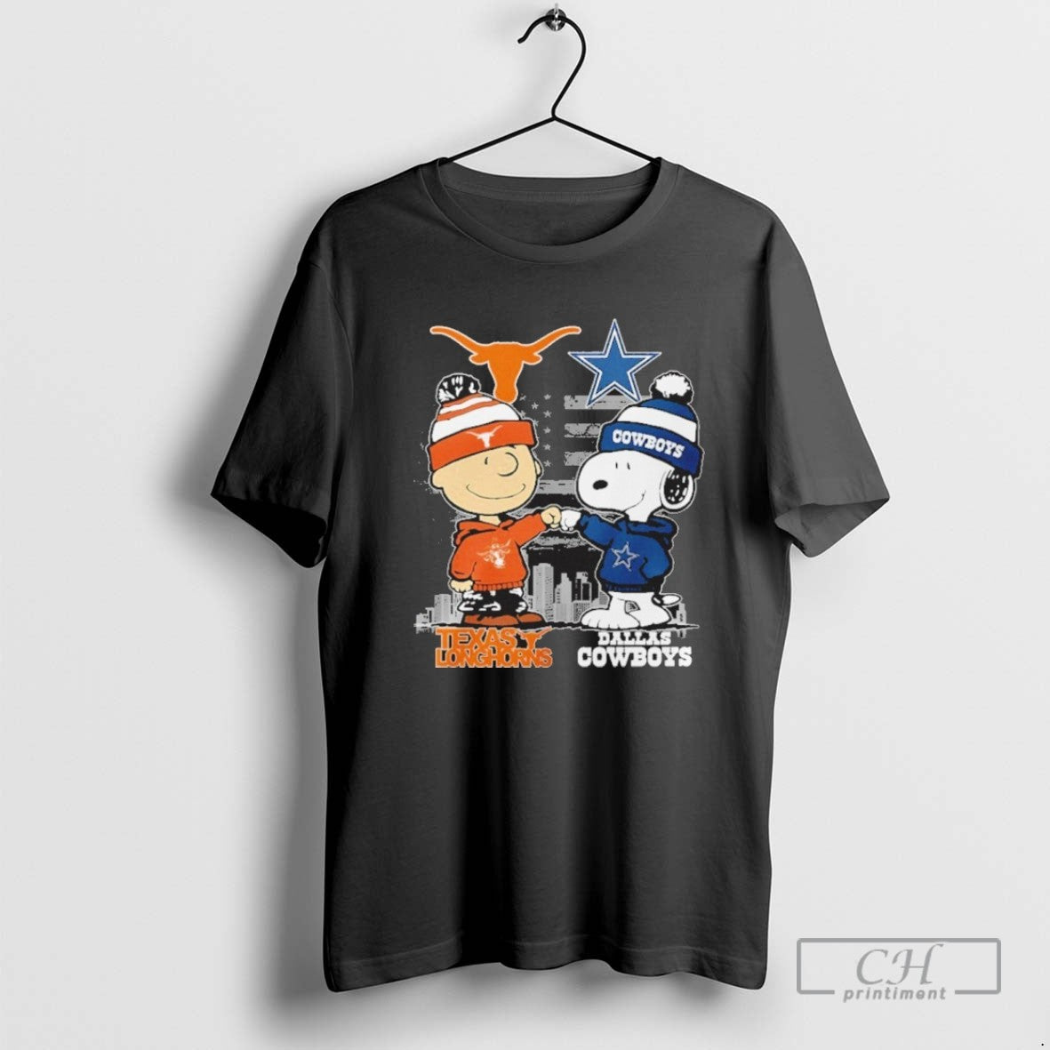 Snoopy And Brown Dallas Cowboys Texas Longhorns Hoodie Premium Gift