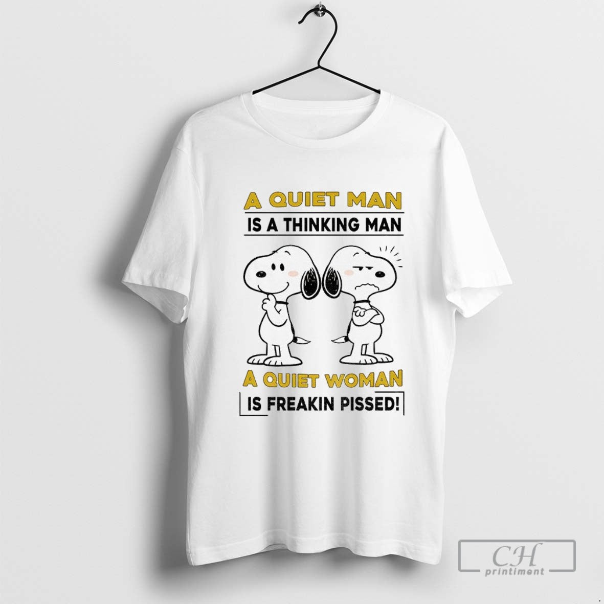 Snoopy Quiet Is Thinking Quiet Is Freakin Pissed Shirt Exclusive