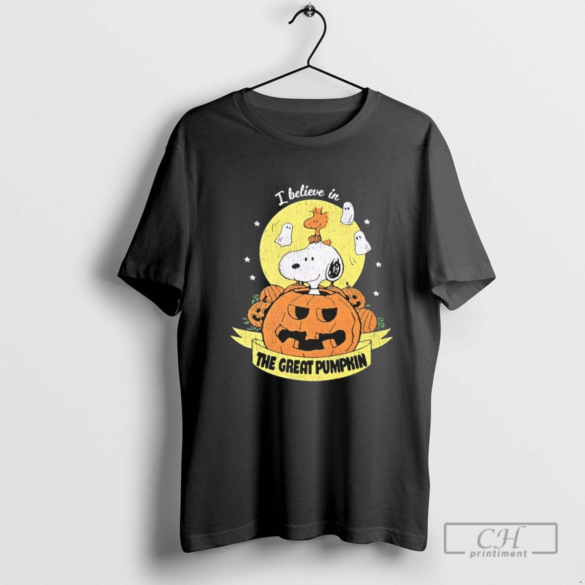 Snoopy Ghost I Believe Great Pumpkin Halloween Hoodie Trendy Outfit