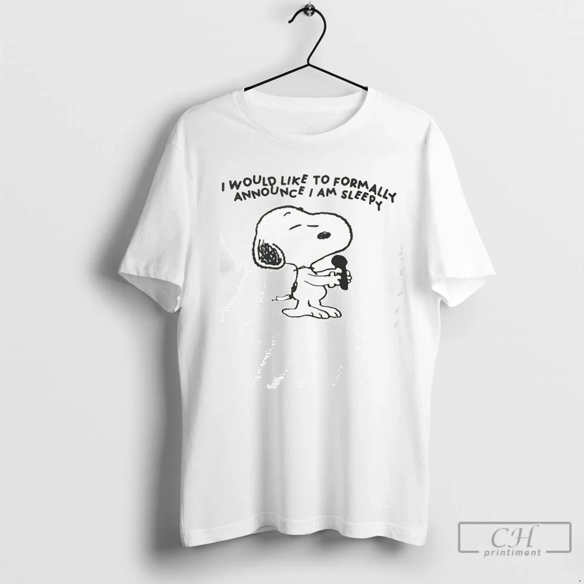 Snoopy Singing I Would Like To Formally Announce I Am Sleepy