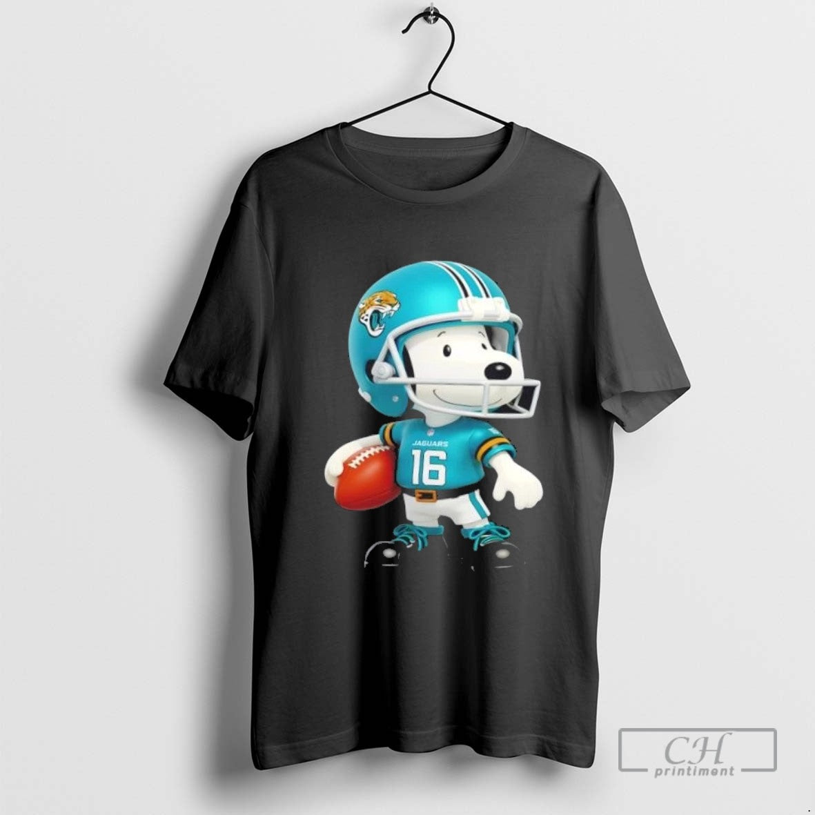 Snoopy Wearing Jacksonville Jaguars Football Hoodie Elegant Art
