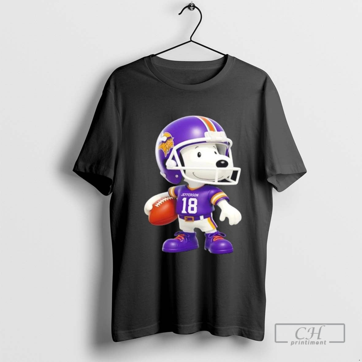 Snoopy Wearing Minnesota Vikings Football Hoodie Classic Merch