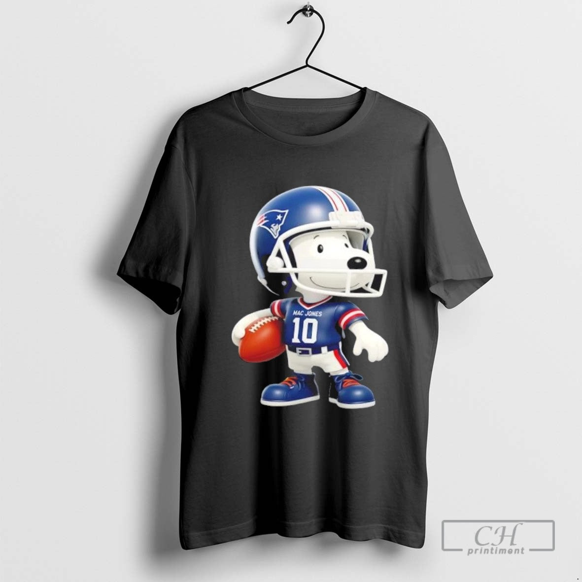 Snoopy Wearing New England Patriots Football Tank Top Classic Style