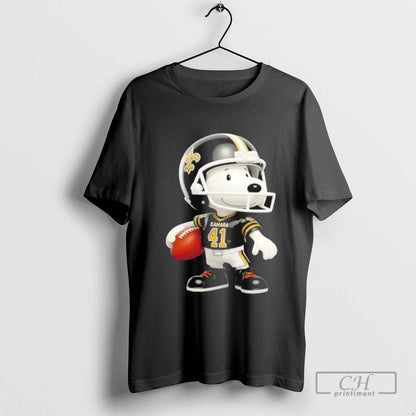 Snoopy Wearing New Orleans Saints Football Tank Top Designer Apparel