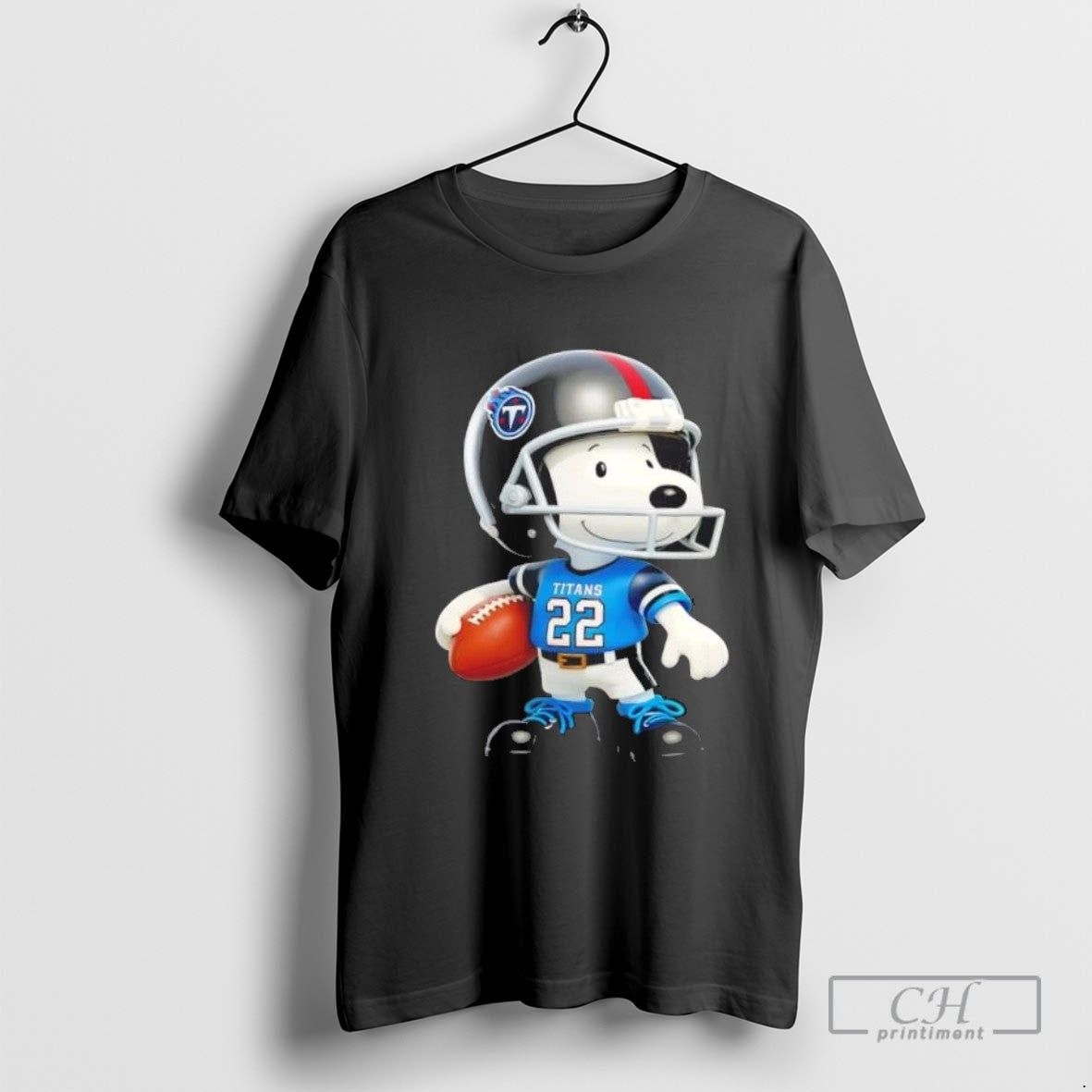 Snoopy Wearing Tennessee Titans Football Tee Stylish Fashion