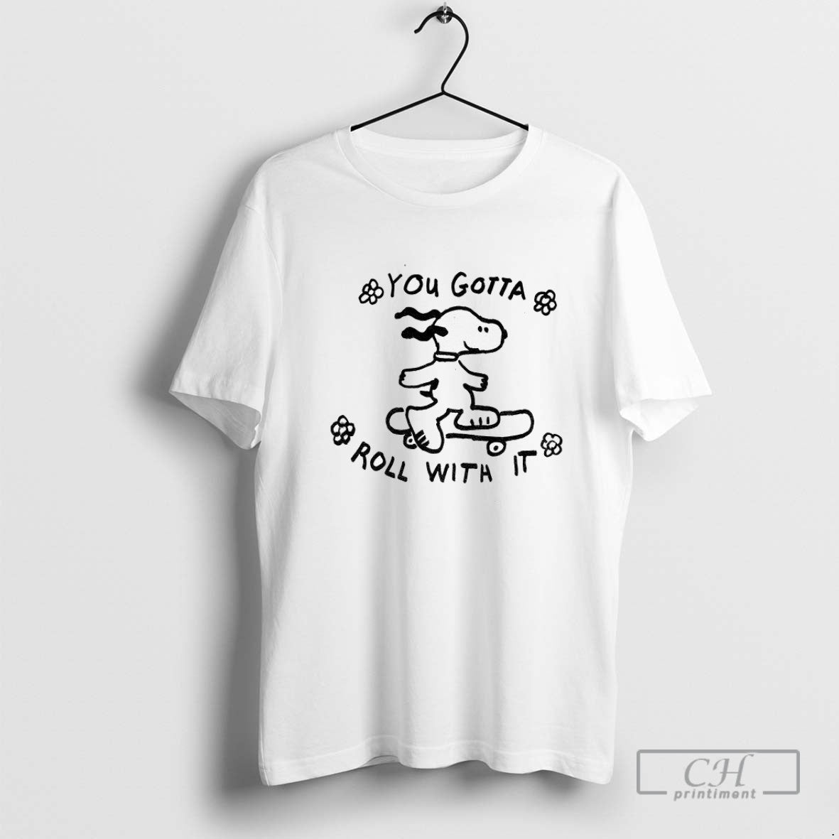 Snoopy You Gotta Roll It Long Sleeve Stylish Apparel
