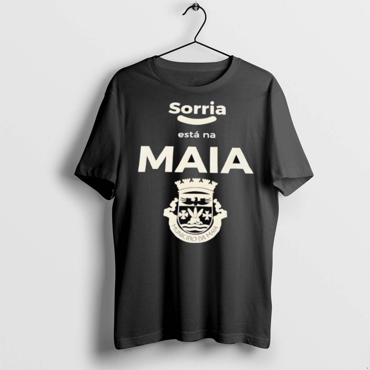 Sorria Esta Na Maia Municipio Da Maia Logo T Shirts Tee Modern Art