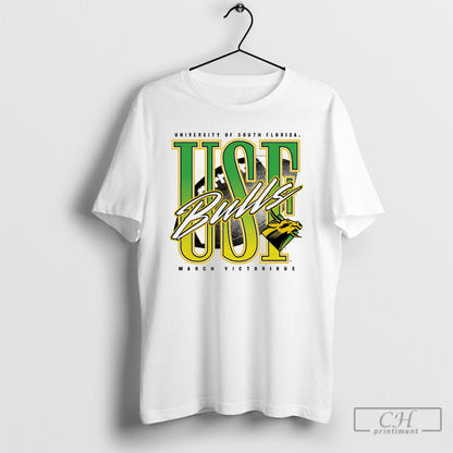 South Florida Bulls Football March Victorious Hoodie Vintage Design