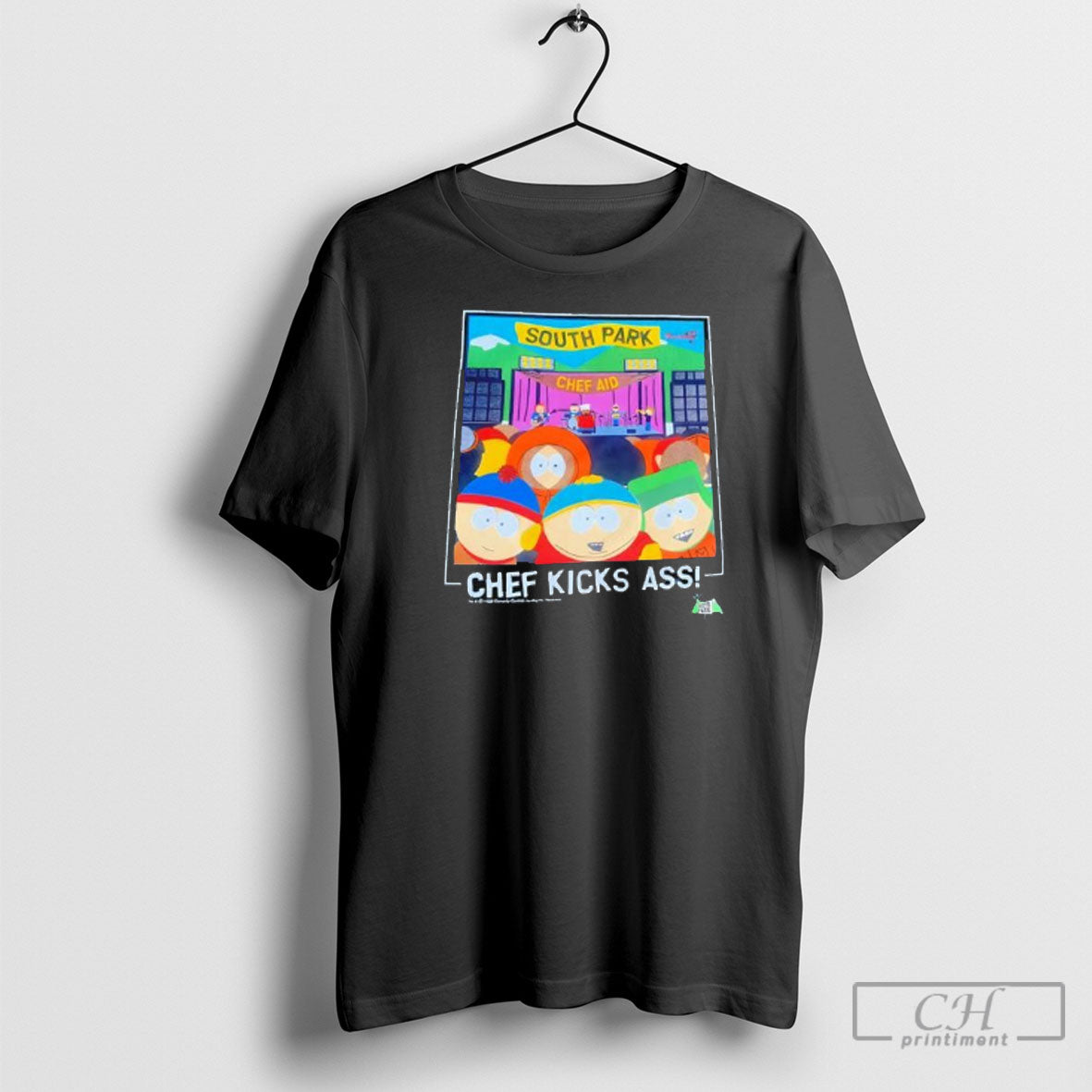 South Park Chef Aid Chef Kicks Ass Tank Top Elegant Design