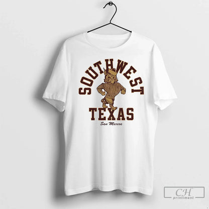 Southwest Texas State Bobcats San Marcos T Shirts Tee Unique Fashion