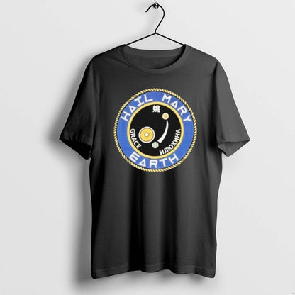 Spiritual Space Patch Hail Mary Earth T Shirts Hoodie Trendy Design
