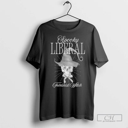 Spooky Liberal Feminist Witch T Shirts Tee Exclusive Style