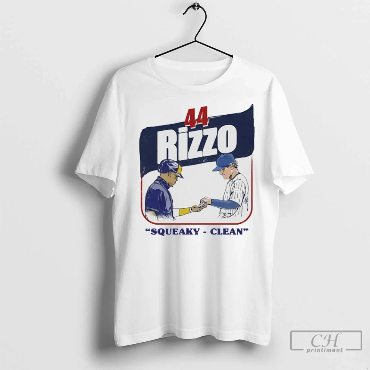Squeaky Clean Anthony Rizzo 44 Chicago Cubs Baseball T Shirts Tee