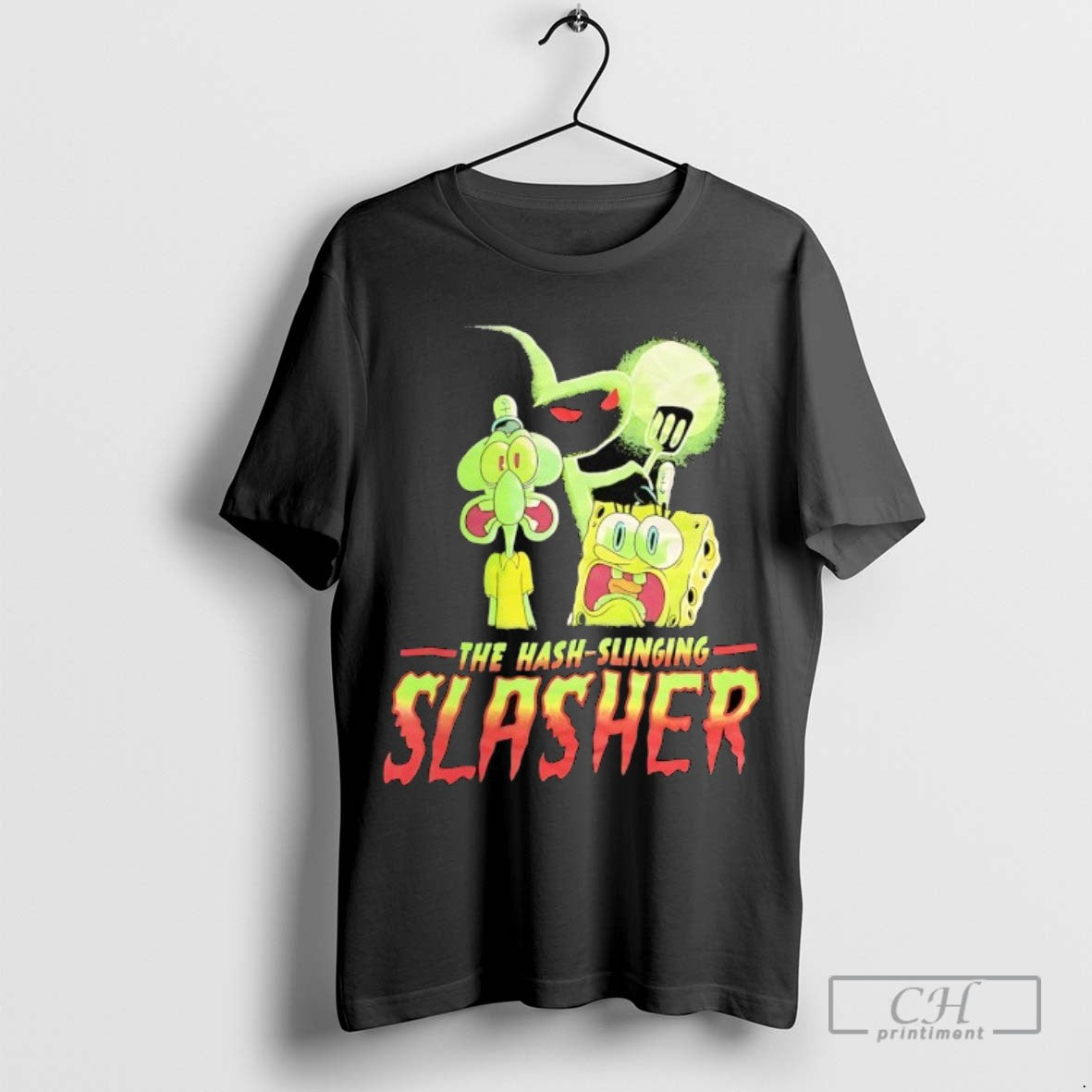 Squidward Tentacles And Squarepants Hash Slinging Slasher Tank Top