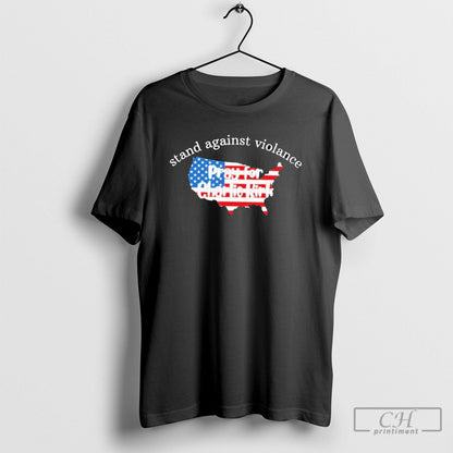 Stand Against Violence Pray Charlie Kirk Shirt Vintage Outfit