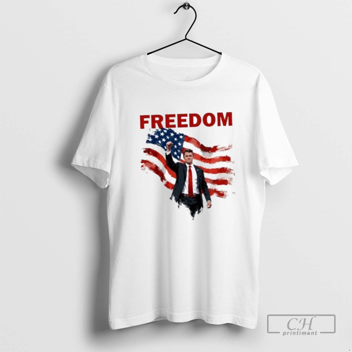 Stand Charlie Kirk Freedom Us Flag Sweatshirt Unique Merch