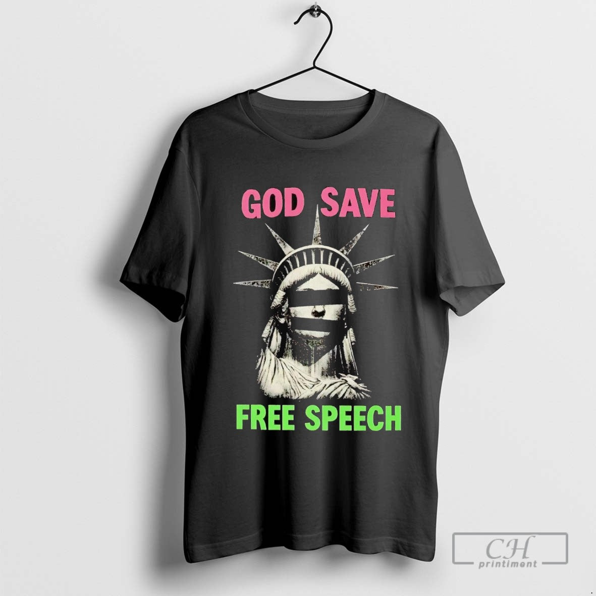 Statue Liberty God Save Free Speech Sweatshirt Unique Look