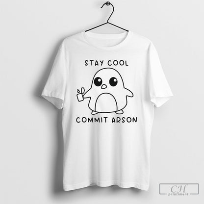 Stay Commit Arson Tank Top Designer Merch