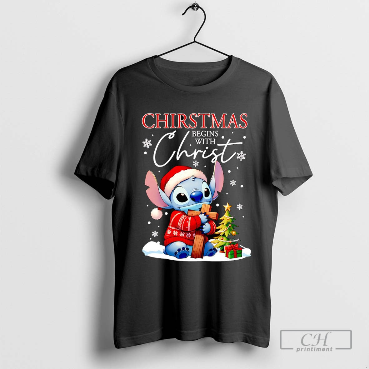 Stitch Begins Christ Sweatshirt Designer Apparel