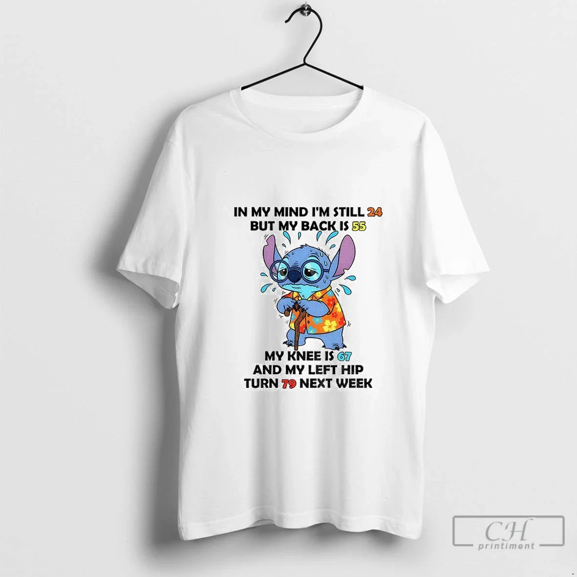 Stitch My Mind Im Still 24 But My Back Is 55 My Knee Is Tee Modern