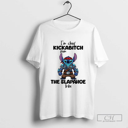Stitch Samurai Im Chief Kickabitch From Slapahoe Tribe TShirt