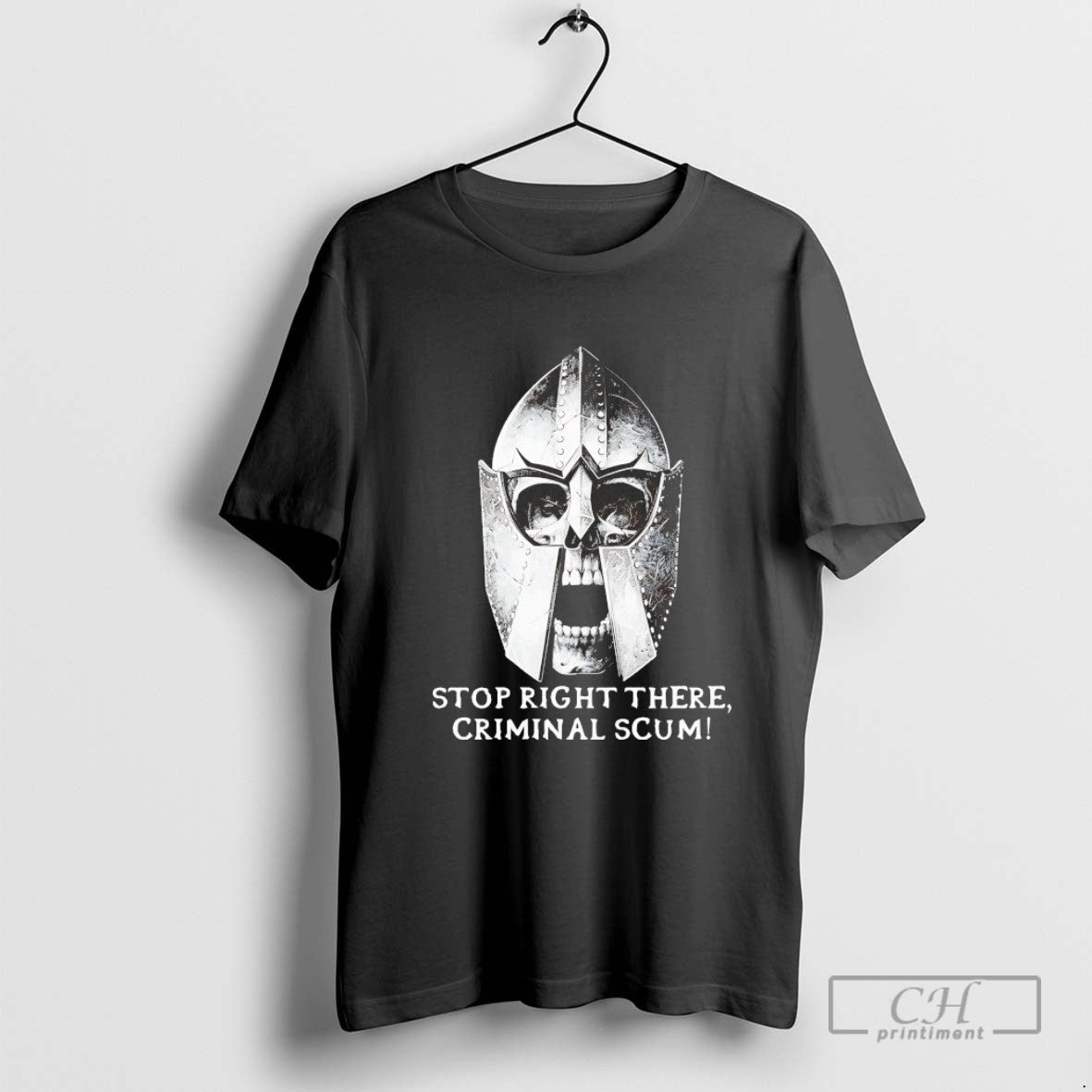 Stop Right There Criminal Scum Long Sleeve Retro Art