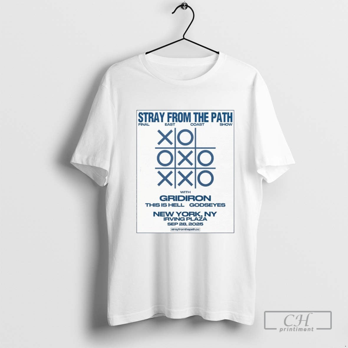 Stray From Path Irving Plaza Sep 28 2025 New York Ny Tour Tee