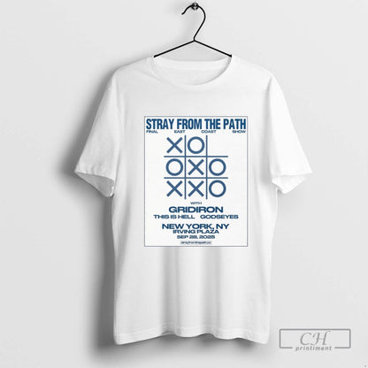 Stray From Path Irving Plaza Sep 28 2025 New York Ny Tour Tee