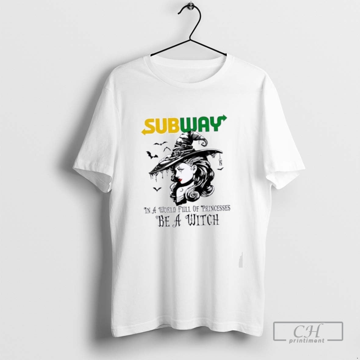 Subway World Full Princesses Be Witch Halloween Tee Modern Collection