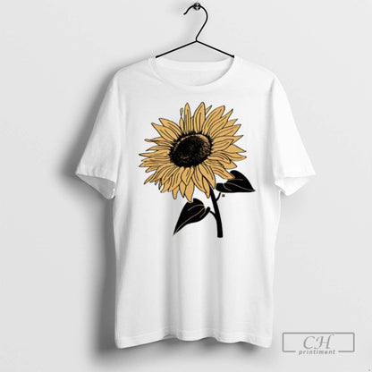 Sunflower Flower T Shirts Shirt Modern Design