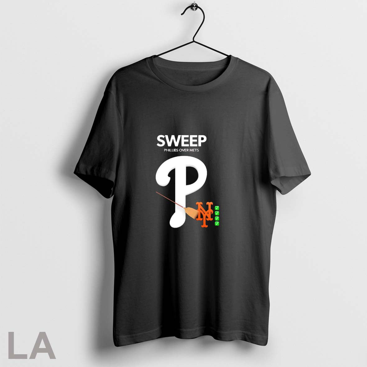 Sweep Phillies Over Mets TShirt Premium Apparel