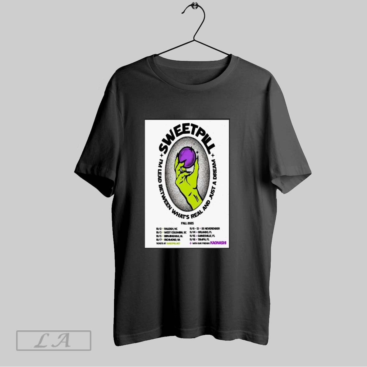 Sweet Pill Fall Tour 2025 Poster Tee Trendy Merch