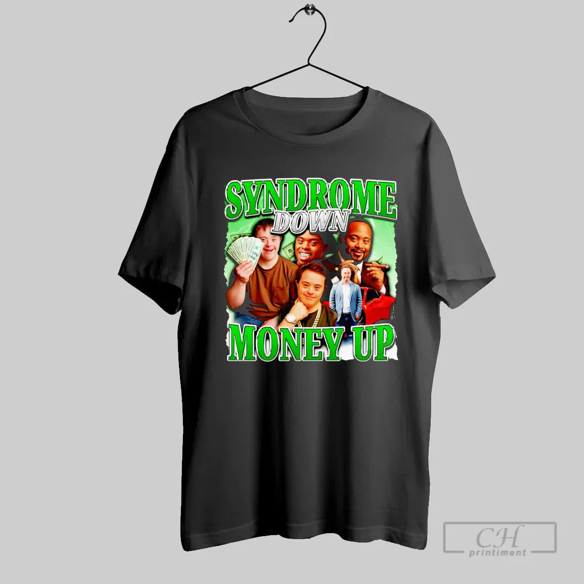 Syndrome Down Money Up Long Sleeve Classic Design