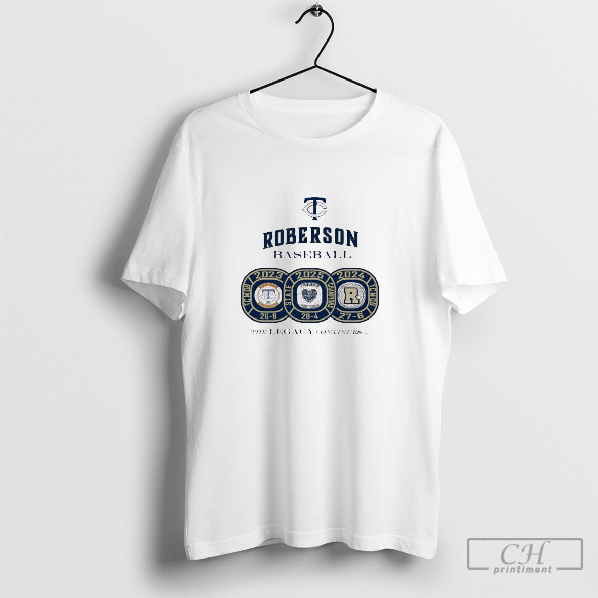 T C Roberson Baseball 2023 2025 Legacy Continues Hoodie Vintage