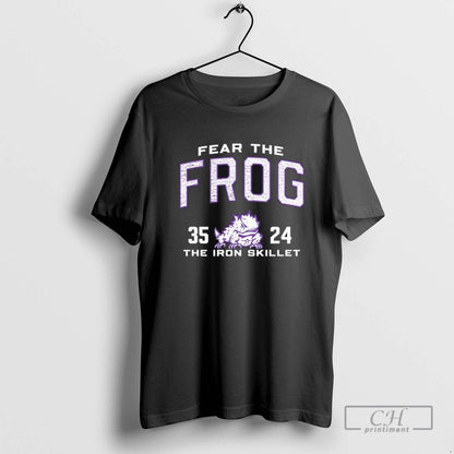 Tcu Horned Frogs Vs Smu Mustangs Fear Frog Iron Skillet 2025 Score