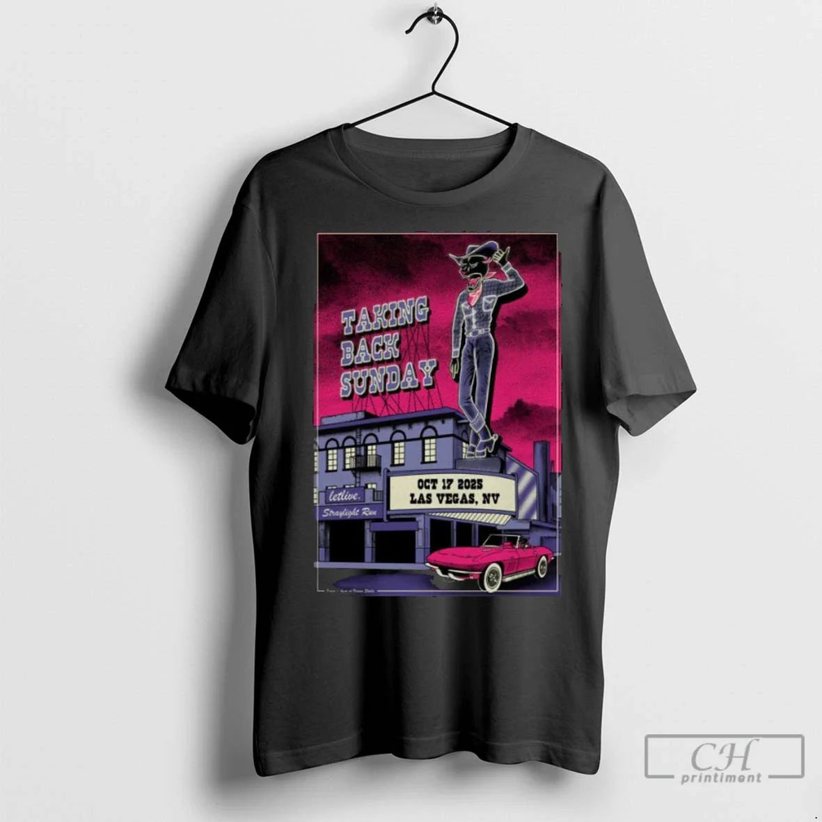 Taking Back Sunday Fontainebleau Las Vegas Nv Oct 17 2025 Long Sleve