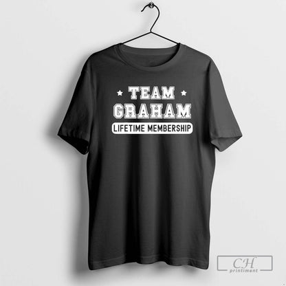 Team Graham Lifetime Membership Shirt Vintage Gift