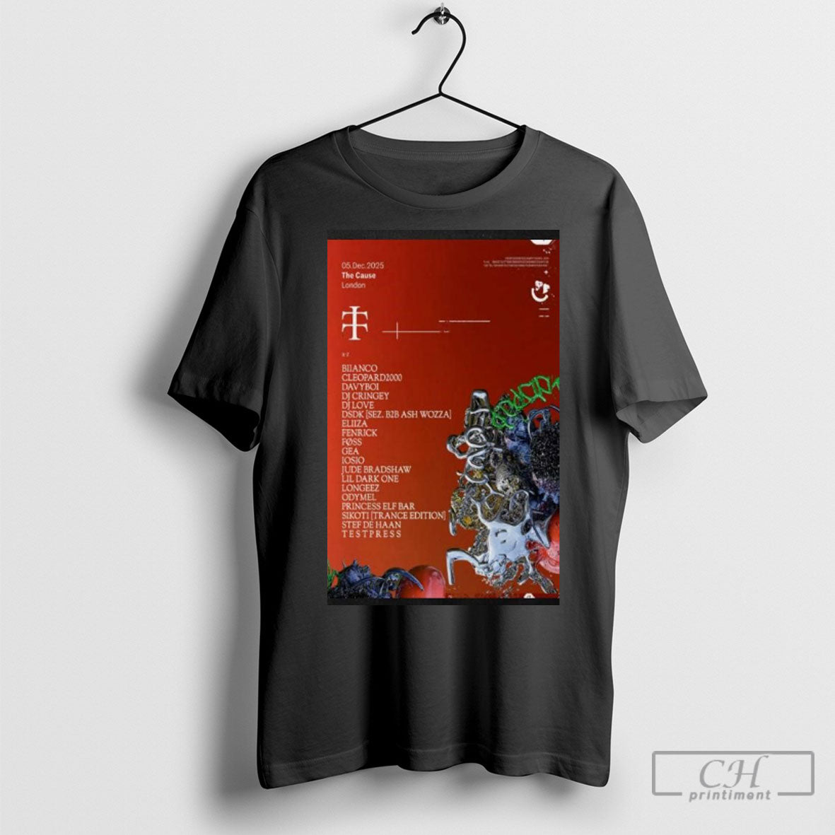 Teletech Electronic Music Dec 2025 Shirt Vintage Fashion