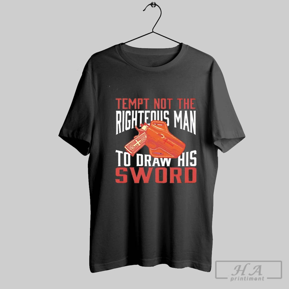Tempt Not Righteous To Draw His Sword Long Sleeve Stylish Look
