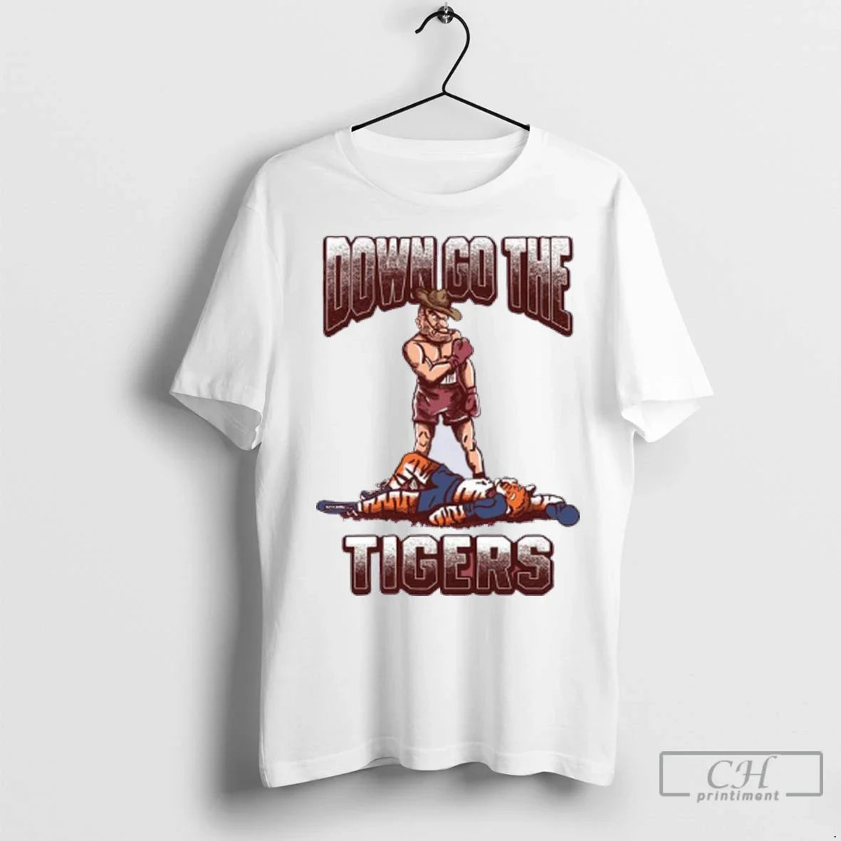 Texas Am Aggies Down Go Tigers T Shirts Long Sleeve Modern Look