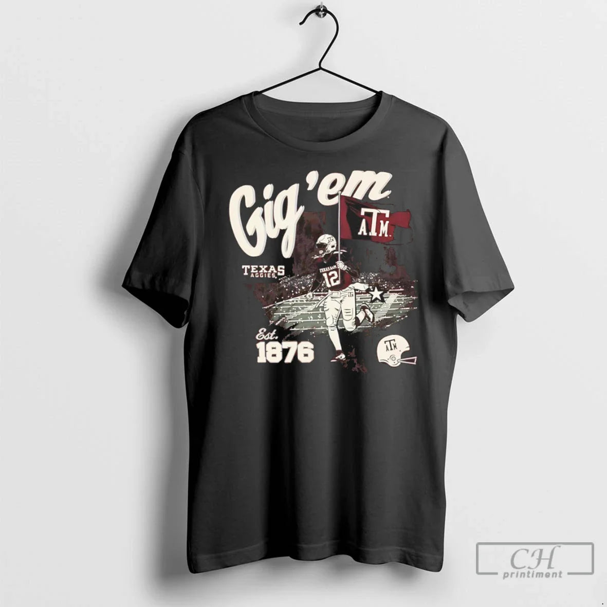 Texas Am Aggies Gig Em Football 1876 T Shirts Sweatshirt Unique Outfit
