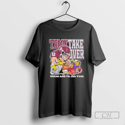Texas Am Aggies Tamu Takeover Vs All Yall Tee Stylish Design