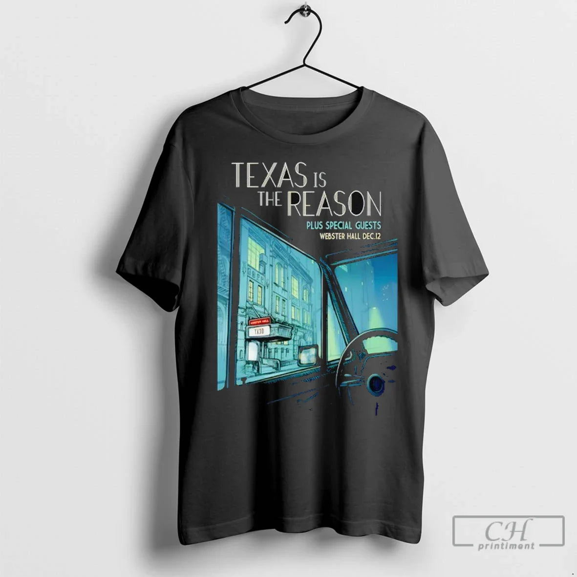 Texas Is Reason Webster Hall Dec 12 2025 T Shirts TShirt Vintage Gift