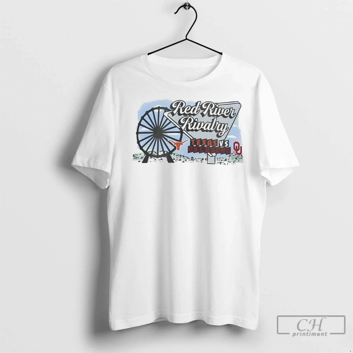Texas Longhorns Vs Oklahoma Sooners River Rivalry T Shirts Sweatshirt