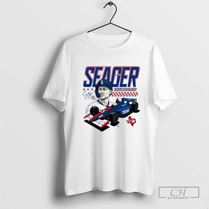 Texas Rangers Corey Seager Team Racing Shirt Trendy Design